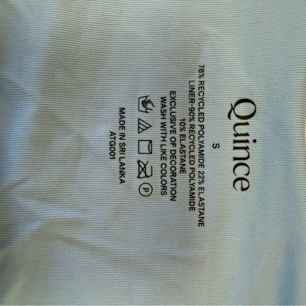 Quince Light Blue Women's Swim Set - Picture 2 of 3